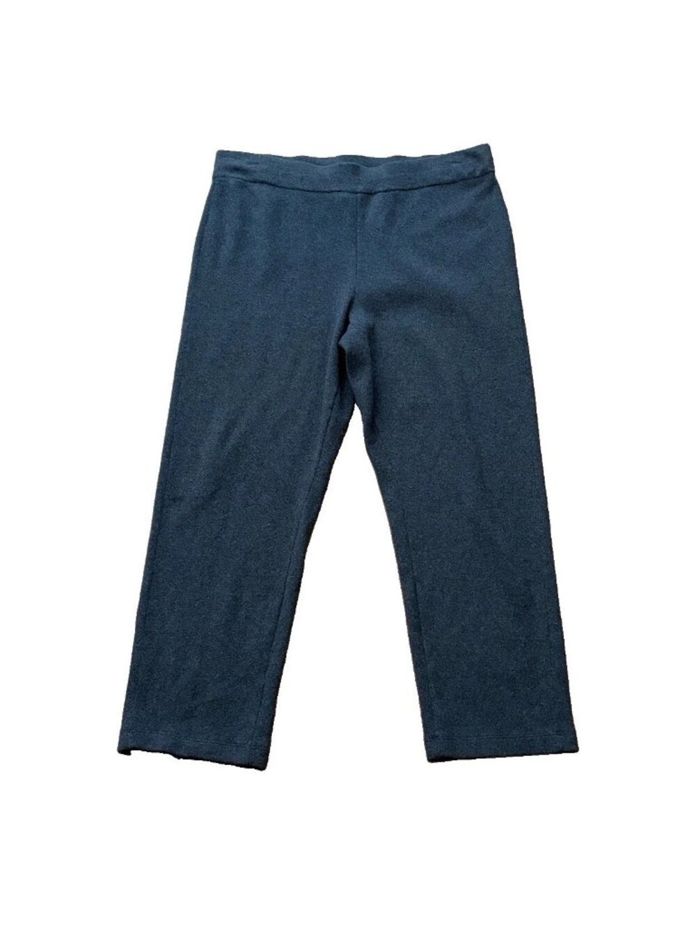 Chico’s Zenergy Size 12 Dark Gray Pants Cozy Pull On Cashmere Cotton